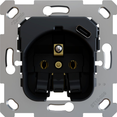 ZENNIO ZSIF1US ZS55. French socket insert 16 A / 250 V ~ with USB