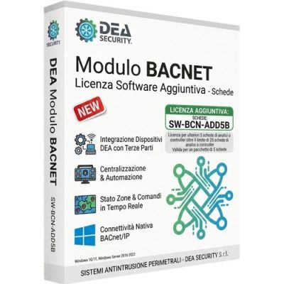 DEA SW-BCN-ADD5B Licenza per ulteriori 5 schede di analisi o contro
