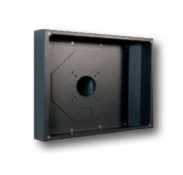 DIVUS MU15A on the wall mounting box. steel sheet. painted black.