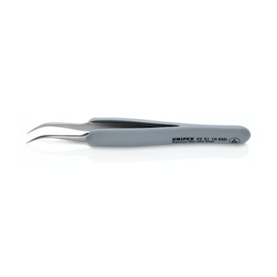 KNIPEX 92 31 10 ESD ESD stainless steel rubber tweezer