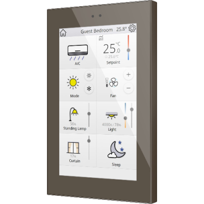 ZENNIO ZVIZ50M Z50. Color capacitive touch panel (5 inch display)