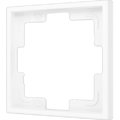 ZENNIO ZS70FM1MW ZS70. 1-gang Frame - Matt white