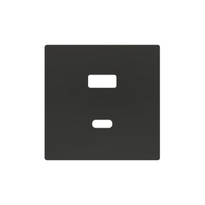 ZENNIO ZS55C2UCAA Cover per USB -C,A ZS55,nero