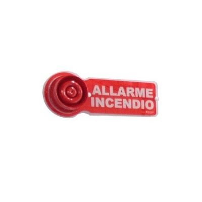 ELKRON FIRE 80FH7000123 PLEXI VAD Pannello in plexiglass ALLARME INCENDIO