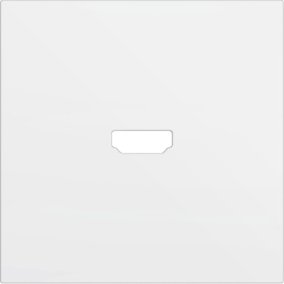 ZENNIO ZS70CHMW ZS70. Cover for HDMI insert 70x70 mm - Matt white