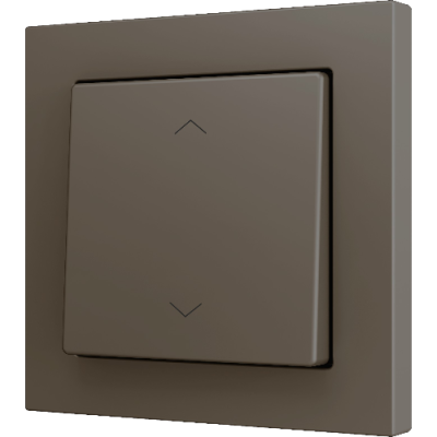 ZENNIO ZS551PB2SHM ZS55. Simple Soft push button for 2 binary inputs