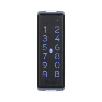 CDVI K4 Encrypted MIFARE® DESFire® slim reader/keyboard/Bluetooth