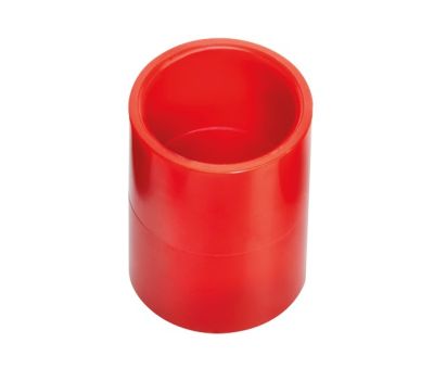 ELKRON FIRE 80RC1010123 AASU25R ABS sleeve, 25 mm diameter, red colour