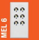 MICROTEL MEL6 ABBMIL MEL6 RECESSED EMERGENCY LAMP 220-12V ABB MYLOS 
