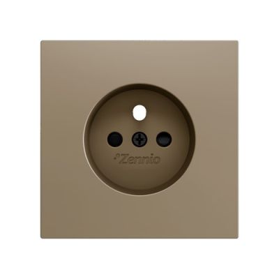 ZENNIO ZS70CFSC ZS70. French socket cover 70x70 mm - Champagne