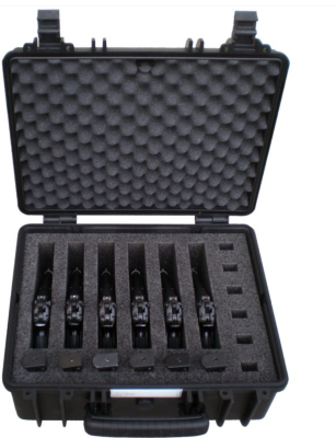 GT LINE 4419.B.6P black - for 6 Guns + 12 Chargers (suitable for Pis