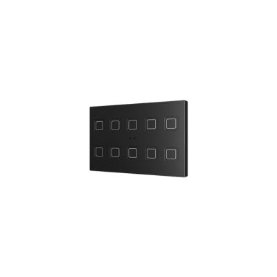 ZENNIO ZVITXLX10A TECLA XL backlit capacitive touch switch 10 keys, black