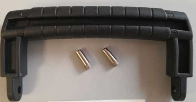 GT LINE KIN.1205 Handle, black, black rubber coating (mod. 4)