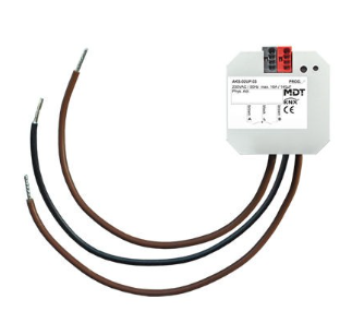 MDT AKS-02UP.03 Attuatore di commutazione a 2 vie da incasso, 16 A, 230 V AC - Attuatore di commutazione per sistema bus
