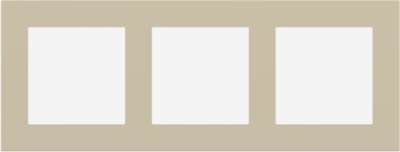 EKINEX EK-D3P-FBL Placca Deep (FF e 71 e 20Venti ) rettangolare - FENIX NTM- beige luxor