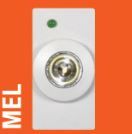 MICROTEL MEL ABBMILB MEL BUILT-IN SINGLE-SEATER EMERGENCY LIGHT ABB MYLOS BIAN