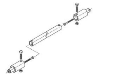 MINGARDI 2700085 Connection bar - Length 1890 mm/Connec