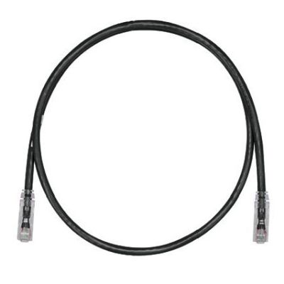 PANDUIT UTPSP1.5MBLY Patch Cord in Rame- Cat 6- Black UTP Cable- 1.5 Meter