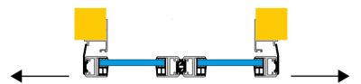 CAME 818XA-0063 S30 ANTE 1M+1ML2060-H2490 MM