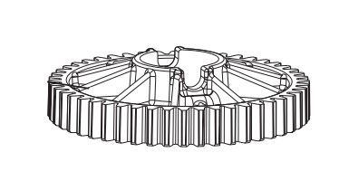 RIB CAL1232 DUKE TOW SHAFT GEAR