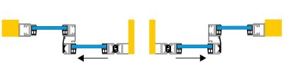 CAME 818XA-0068 S30 ANTE 1M+1F CORRIDOIO L3000-H2520MM