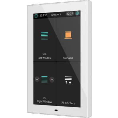 ZENNIO ZVICX50W CX50. Capacitive touch panel 5 pollici - White