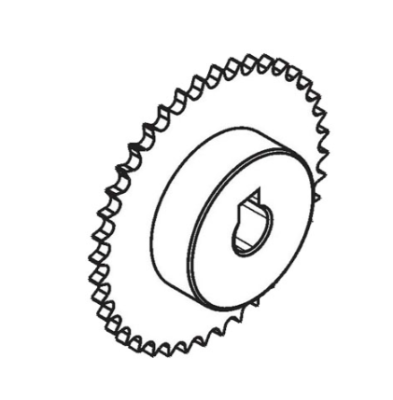 2036L fadini simple pinion 1/2" z40 hole ø 25mm 2036l