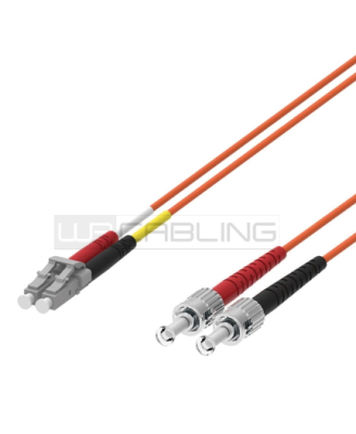 WP RACK WPC-FP1-6LCST-050 BRETELLA FIBRA OTTICA MULTIMODALE, 62,5/125μ LC-ST, 5 M