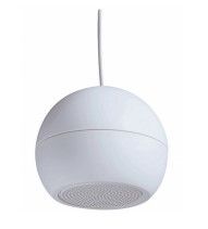 PASO C59/16-EN Diffusore sferico pendente in ABS da 16 W, EN 54-24