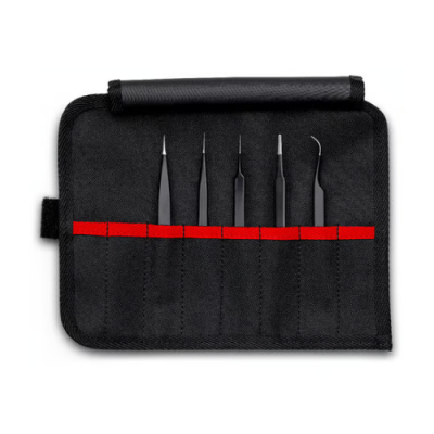 KNIPEX 92 00 01 ESD ESD universal tweezer set, 5 pcs