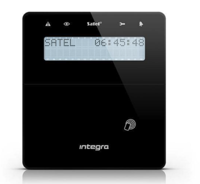 SATEL INT-KWRL2-B Tastiera LCD wireless ABAX 2 con lettore di prossi