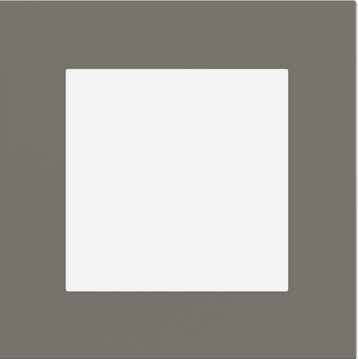 EKINEX EK-SQS-FGL Placca Surface (71 e 20Venti ) quadrata colore grigio londra