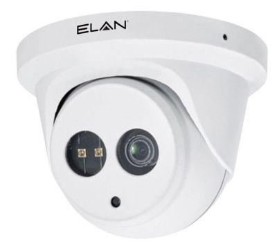 EL-IP-OTA4-WH Telecamere IP ELAN Sorveglianza IP Motorizzata Autofocus Telecamera torretta da esterno da 4 MP con IR (Bianco)