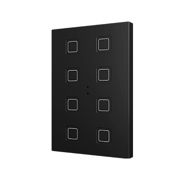 ZENNIO ZVITRXL8A Tecla RGB XL 8. Pulsante capacitivo in PC-ABS - 8
