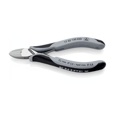 KNIPEX 77 02 130 ESD Side cutter for electronics
