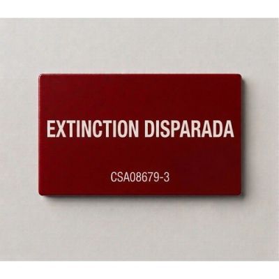 COOPER CSA INCENDIO CSA08679-3 DICITURA 5965 IT CARENZA OSSIGENO