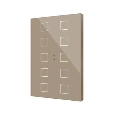 ZENNIO ZVIFXLX10C Flat XL X10. Glass capacitive push button - 10 but