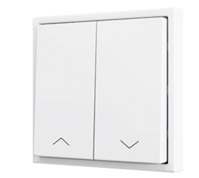 ZENNIO ZS70CSOFT22MW ZS70. Cover for Double KNX Soft push button 70x70