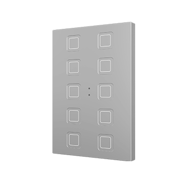 ZENNIO ZVITRXL10S Tecla RGB XL 10. Pulsante capacitivo in PC-ABS - 1