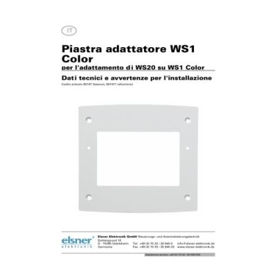 ELSNER 60221 WS1 Colour Cavity Wall Mounting Kit