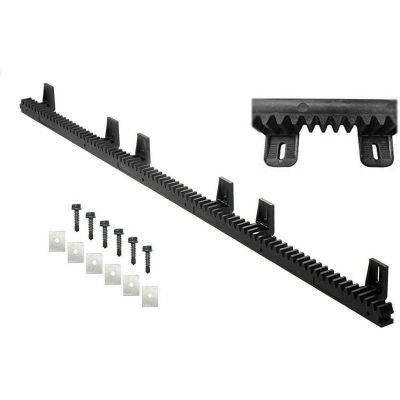 NICE ROA66 M4 25x20x1000 mm slotted nylon rack with