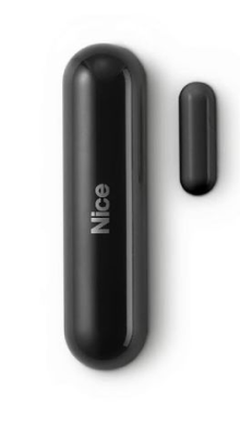 NICE "D/W-CONTROL BL" Door/window and temperature sensor, black 868.4 MHz