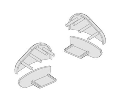 CCE CETEACC00001 Right and left cap for TECNO device