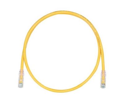 PANDUIT UTPSP5MYLY Copper Patch Cord- Cat 6- Yellow UTP Cable- 5 Meters