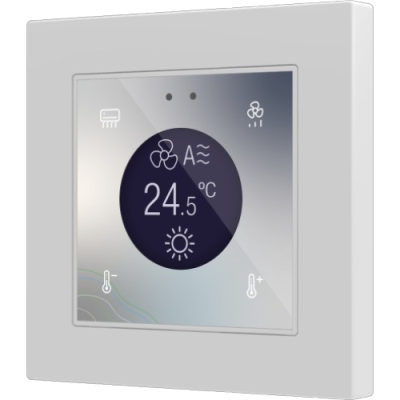 ZENNIO ZVIF55DV2C360 Flat 55 Display v2. Glass capacitive switch with display