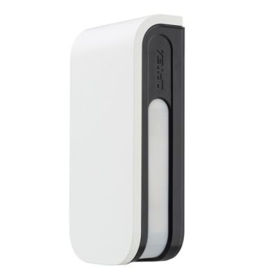 OXBXSAM BXS-AM Rivelatore doppio PIR da esterno cablato, 12+12m, con antimascheramento, corpo nero con coperchio bianco