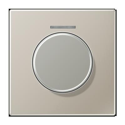 JUNG ES1940KO5 Mascherina con uscia luce per pulsante rotativo KNX- acciaio inox