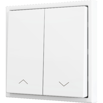 ZENNIO ZS702PB2SHMW ZS70. Double Soft push button for 2 binary inputs
