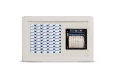 INIM FIRE FPMLEDPRN-L Front module equipped with 50 programmable three-color LEDs and thermal printer