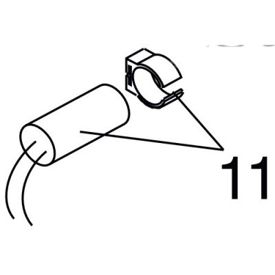 FAAC SPARE PARTS 63003554 CONDENSER_CLIP